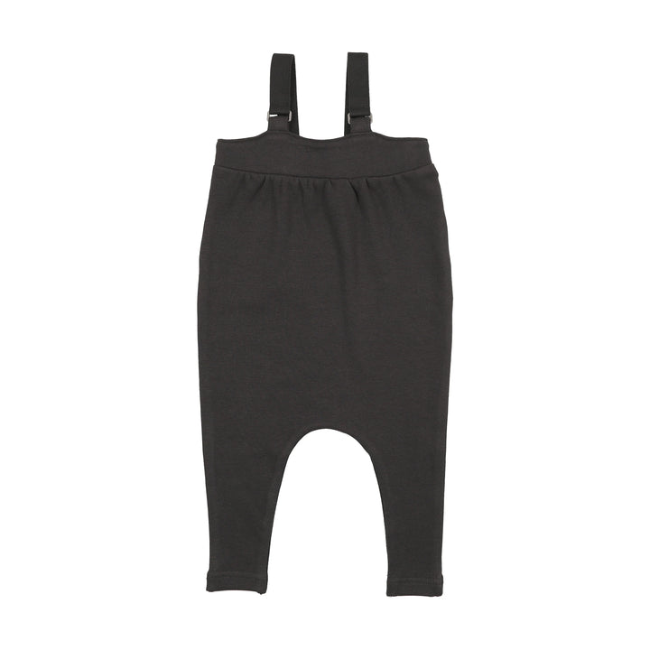 one piece velour romper - black