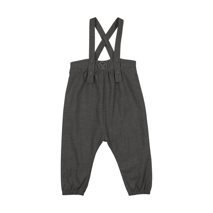 one piece long romper - mid gray