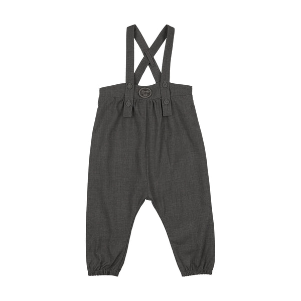 one piece long romper - mid gray – Lily and Todd