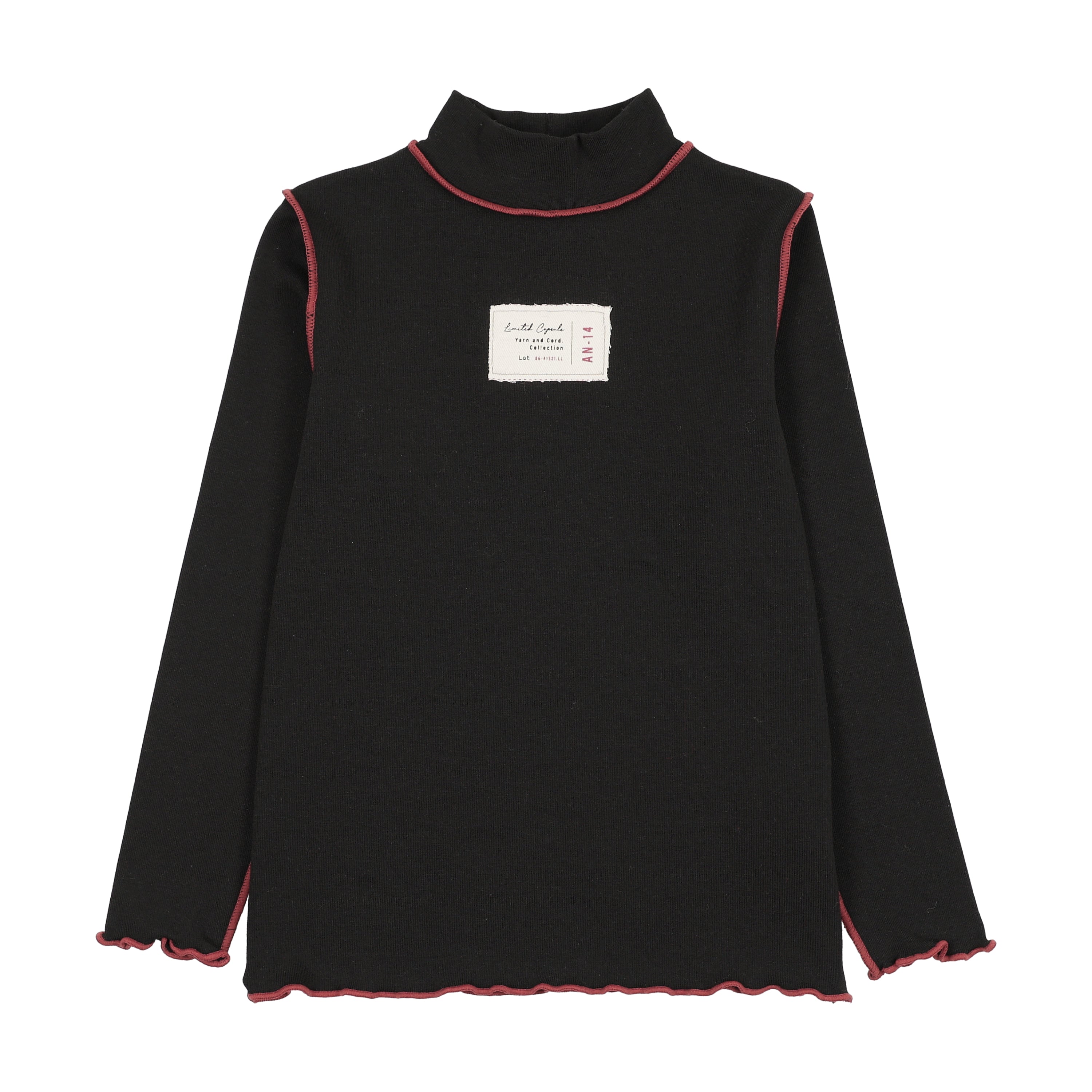 tee l/s limited capsule mockneck - black – Lily and Todd