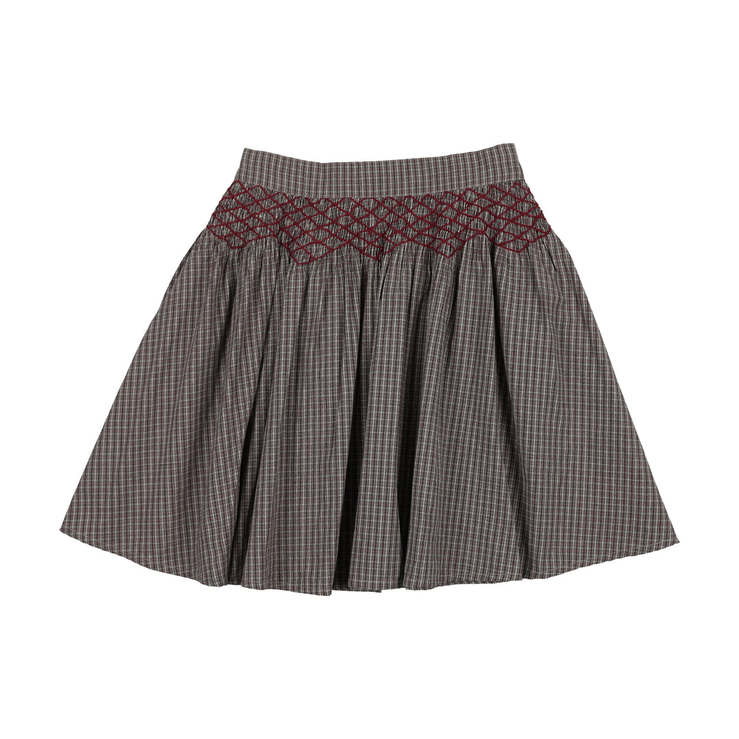 skirt plaid edition - soft grey plaid