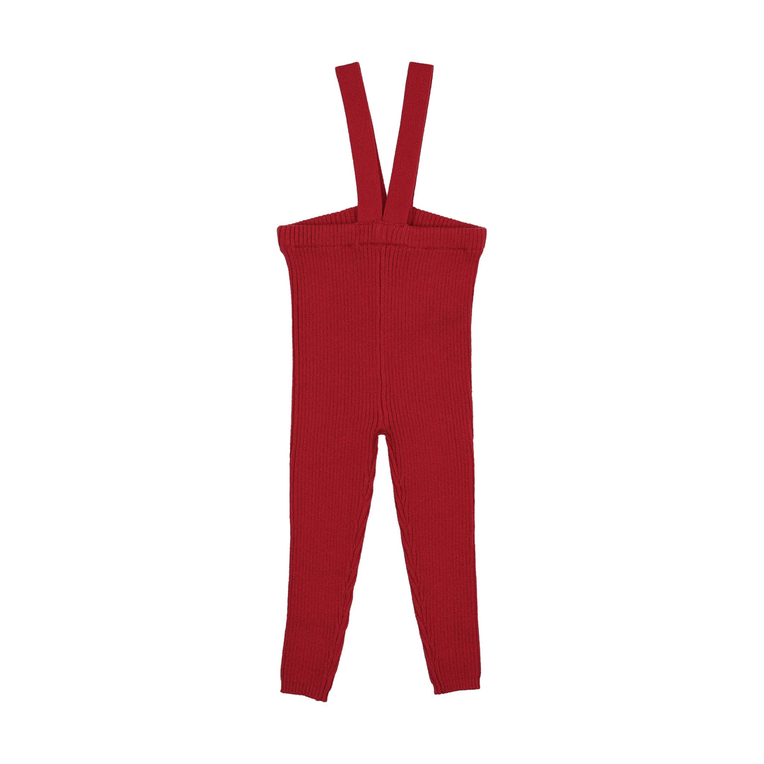 skirt suspender - vintage red