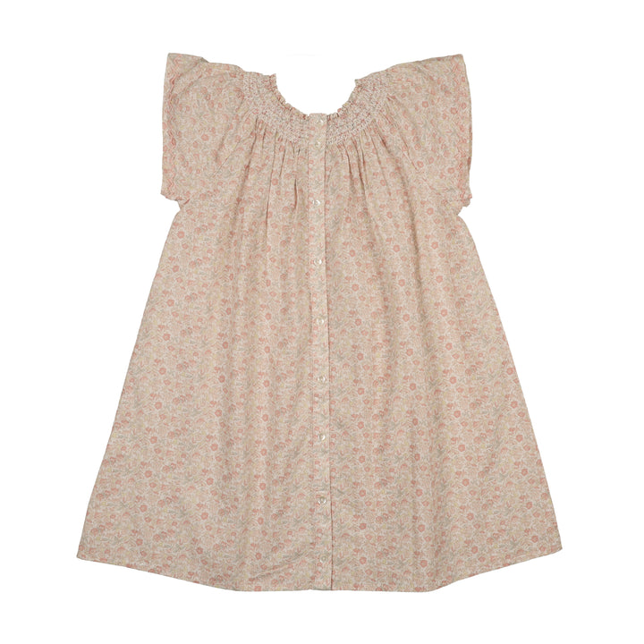 dress sunny blossoms flutter - bud pink