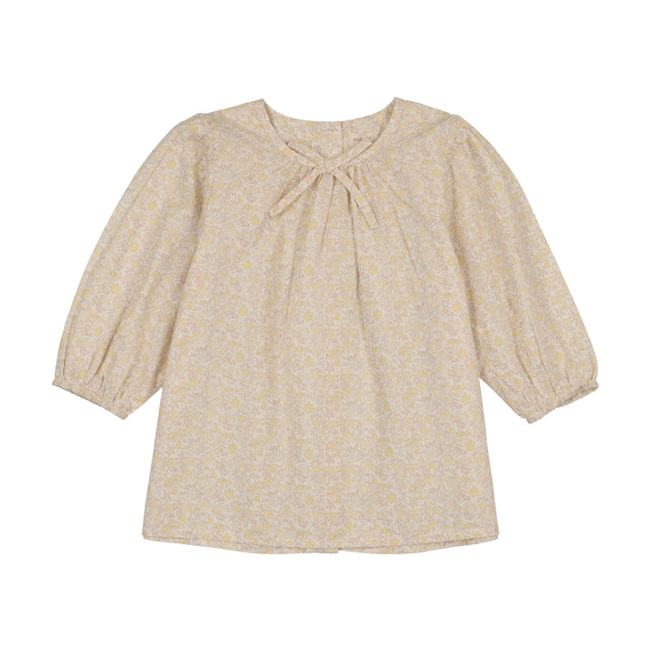 shirt l/s sunny blossoms blouse - yellow