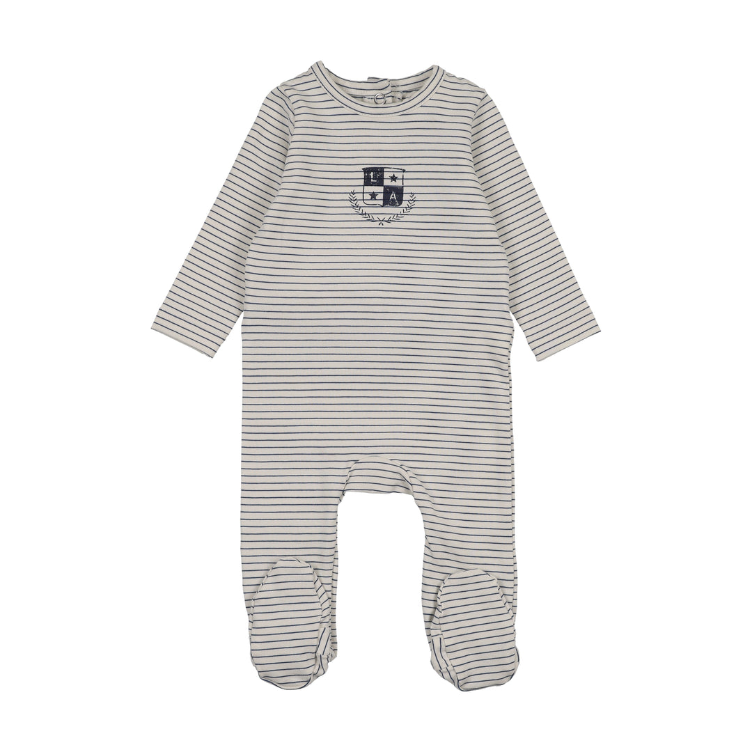 footie denim city - blue stripe