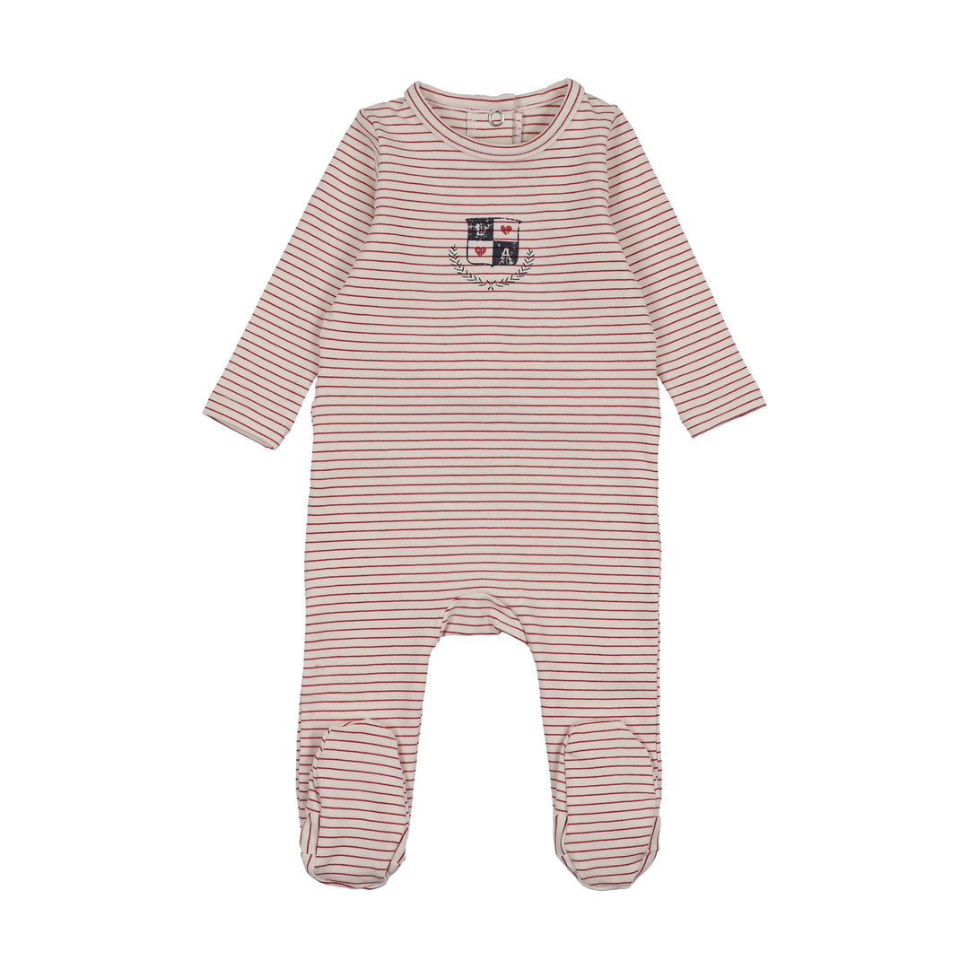 footie denim city - red stripe