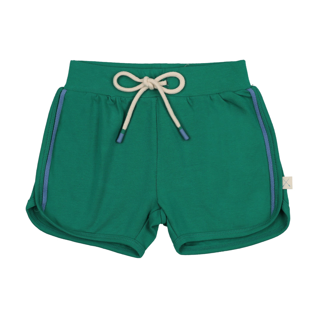 set outfit boating crew tank and shorts - electric green