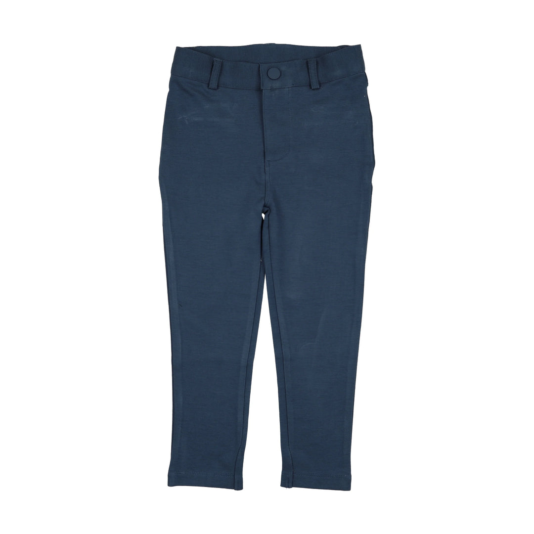 pants solid knit - deep vintage blue