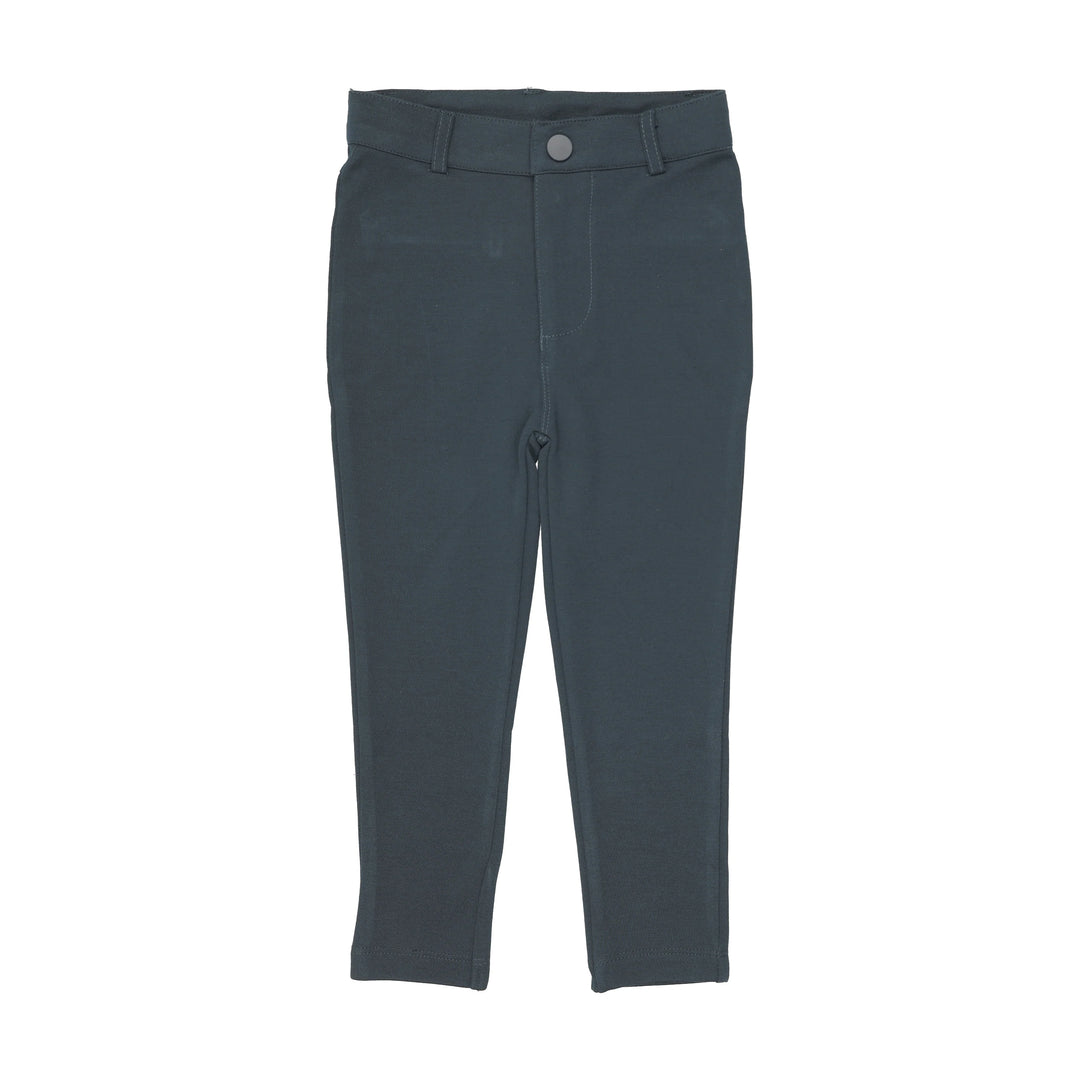 pants solid knit - deep teal