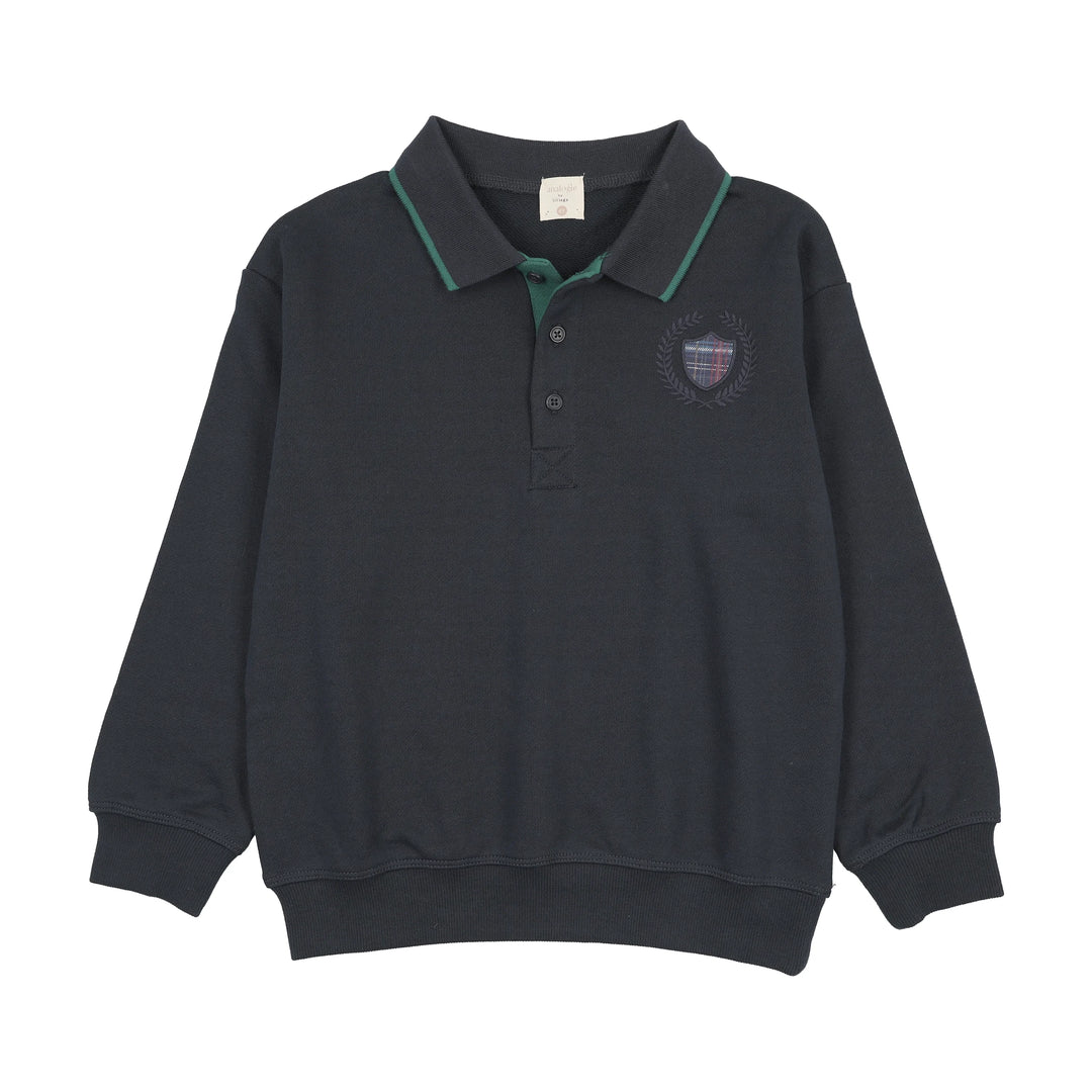 polo l/s fan club sweatshirt - navy