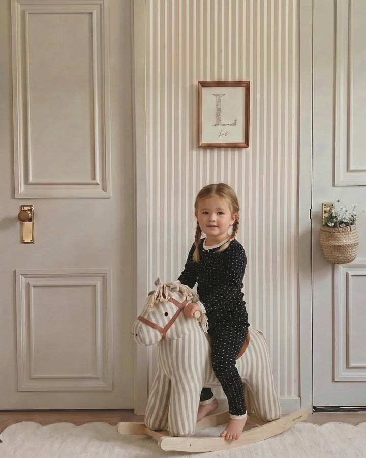 pajamas tiny twig top and pants - black print