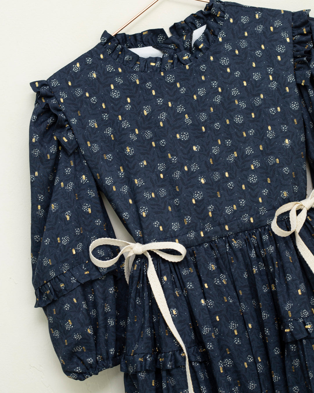 dress willow print frill waisted - willow