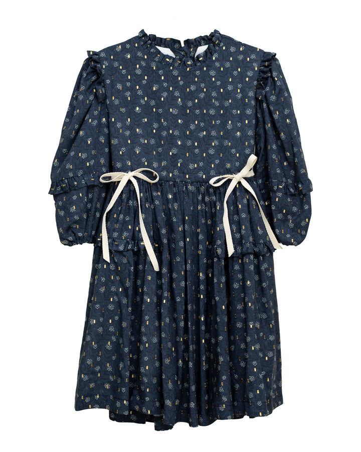 dress willow print frill waisted - willow