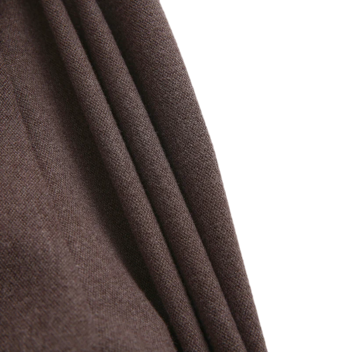 one piece wool pocket overalls - brown