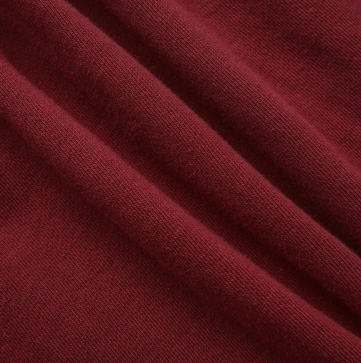 dress hooded smiley sweat - burgundy