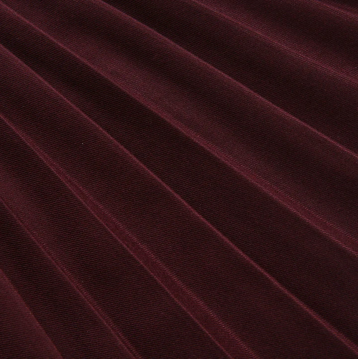 skirt knife pleated - brown