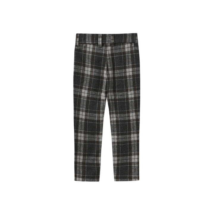 pants wool plaid  - plaid