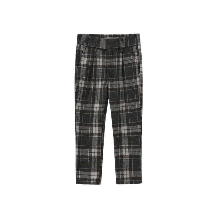 pants wool plaid  - plaid