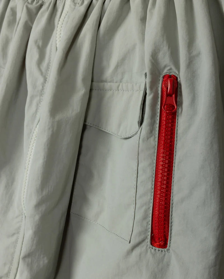 skirt parachute with side pockets - green