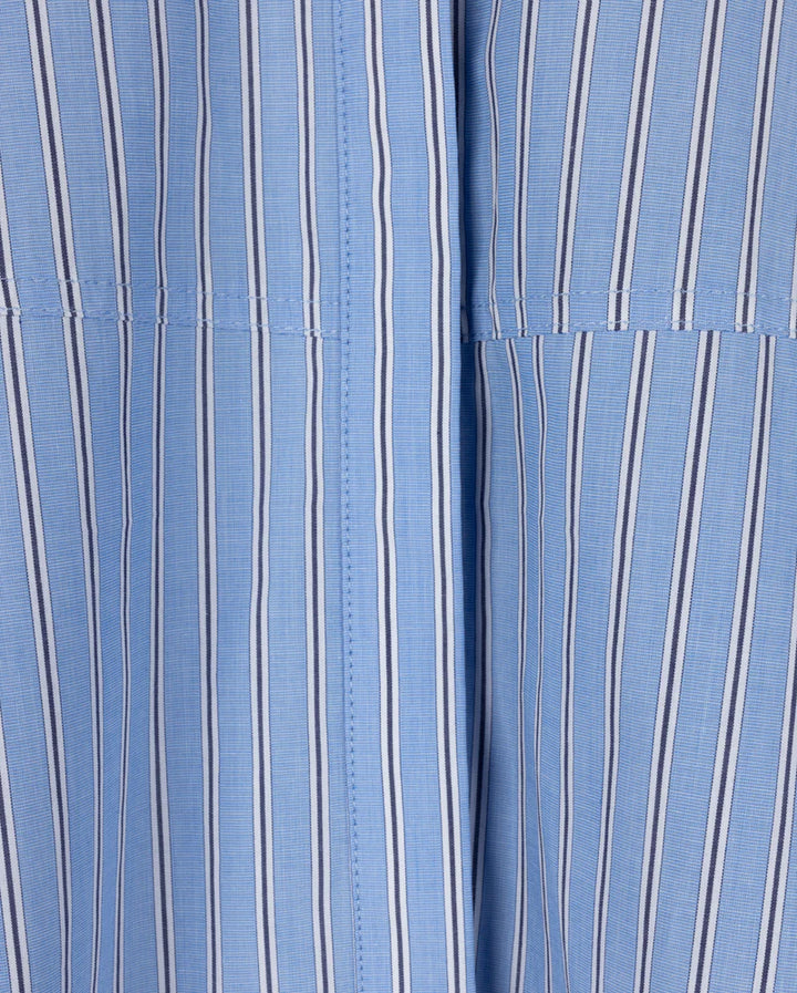 shirt l/s double striped - blue