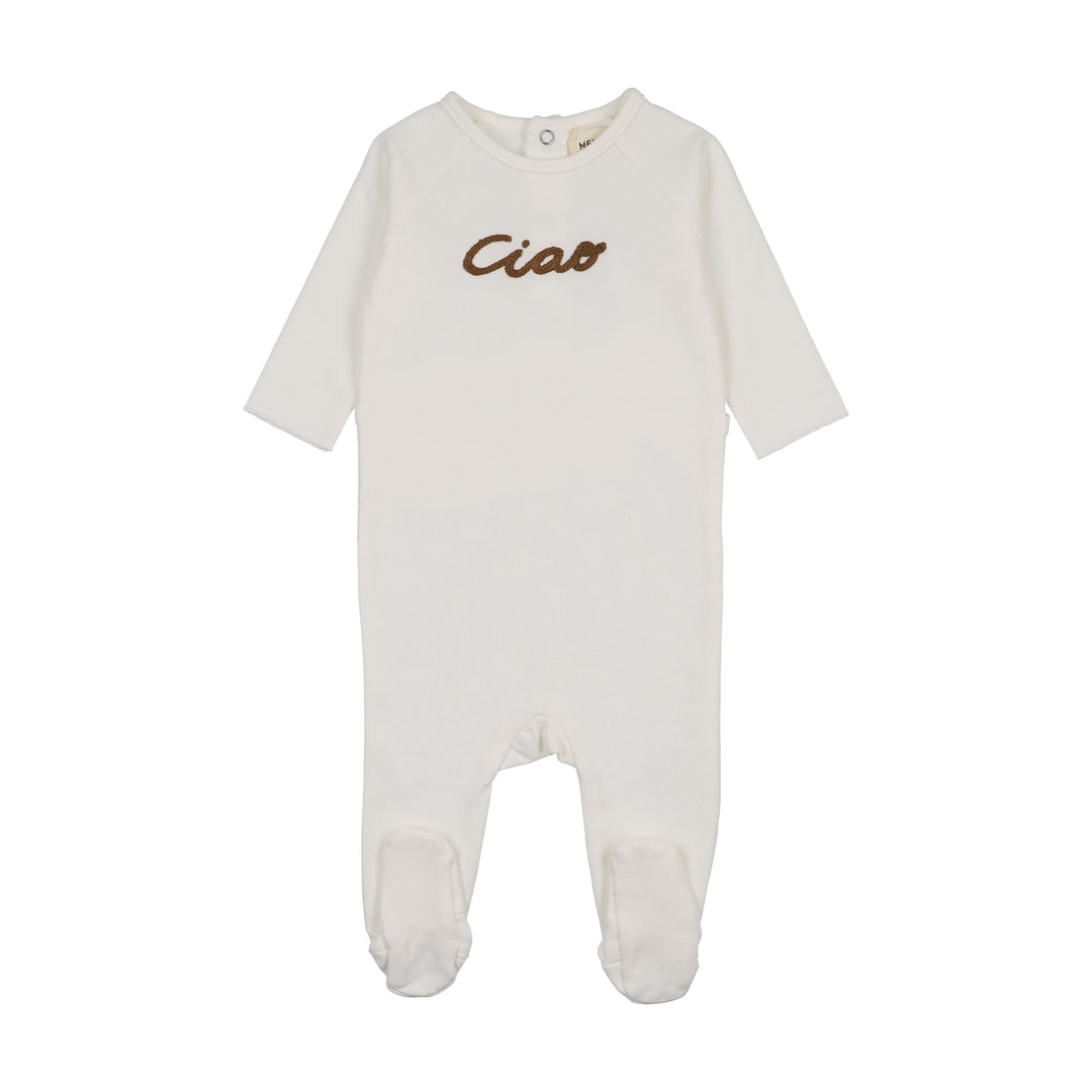 footie ciao word art - winter white/otter