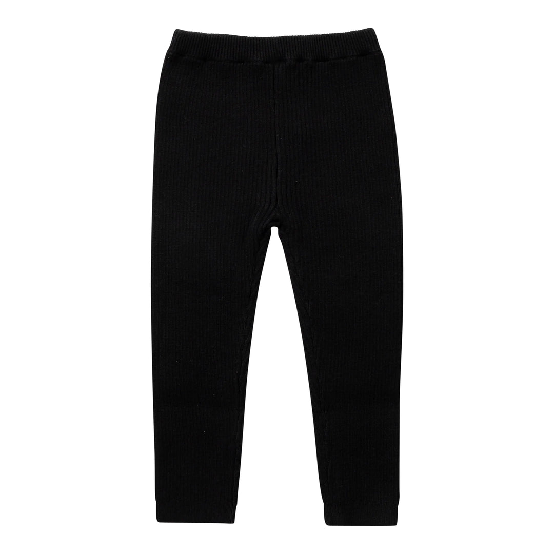legging ribbed - black-9