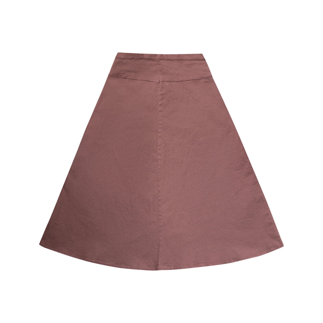 skirt washed denim - plum-337