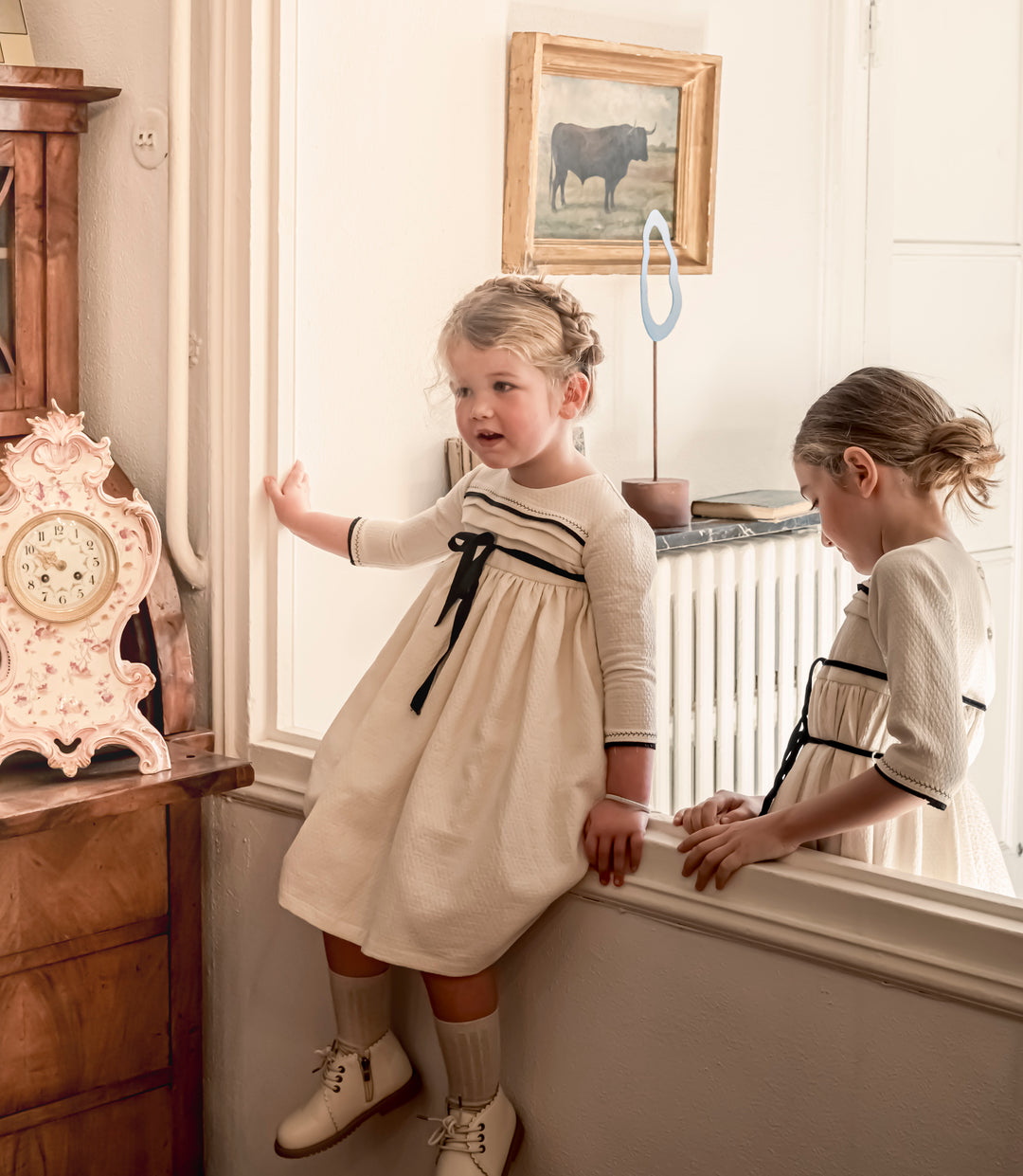 dress high waisted quilted with waist tie - dolby