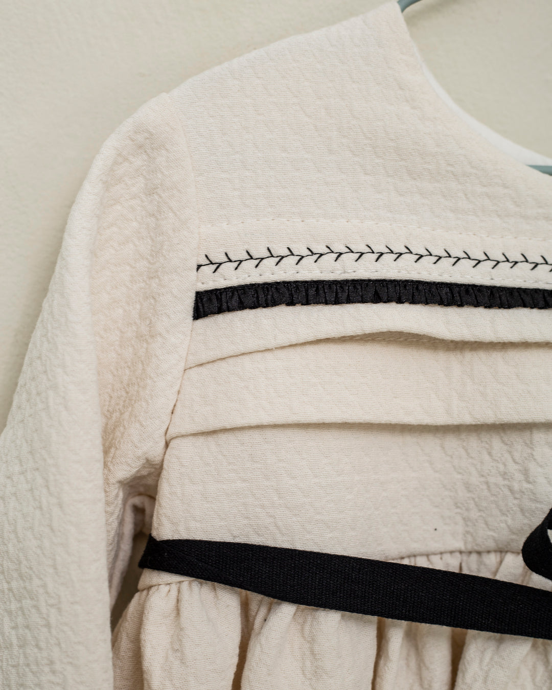 dress high waisted quilted with waist tie - dolby