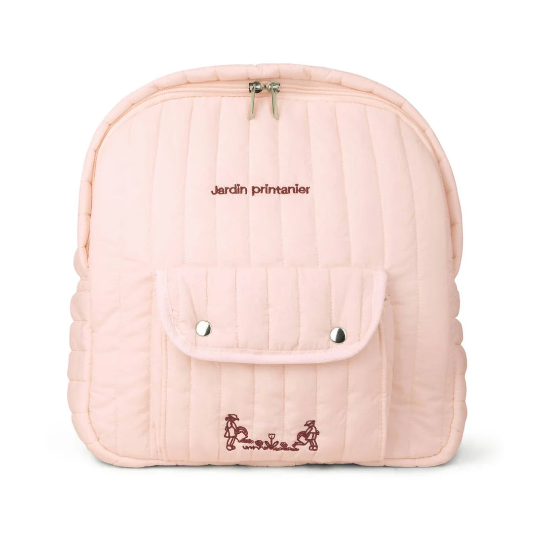 backpack spring garden large - pink