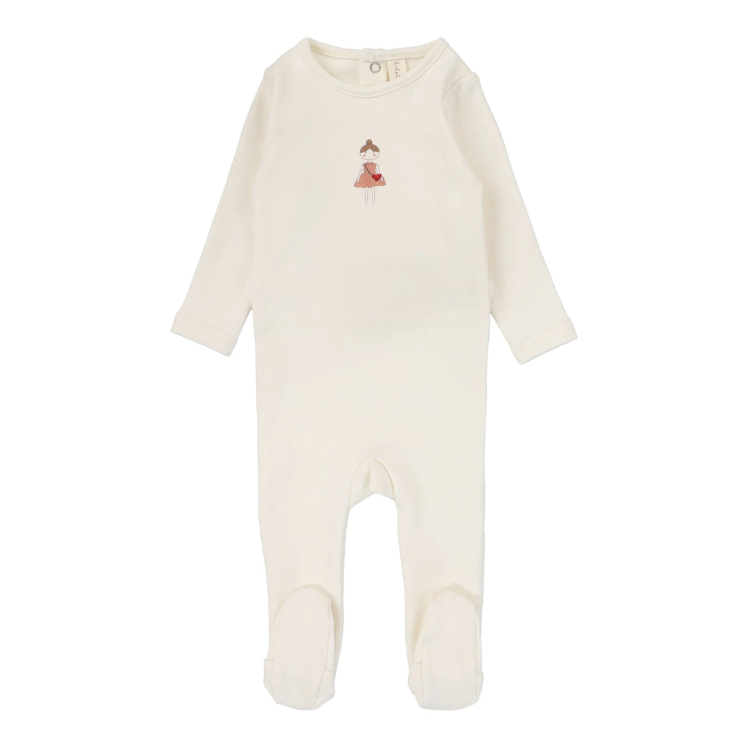 footie doll - ivory