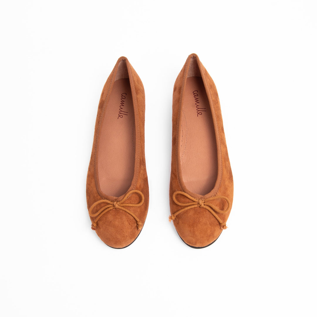 shoes remi suede slip ons - brown