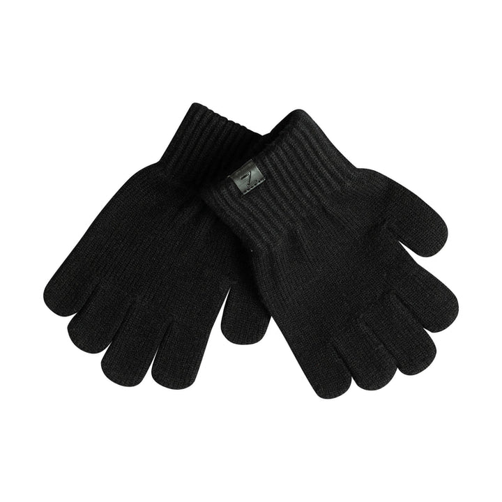 mittens basic knit - black-9