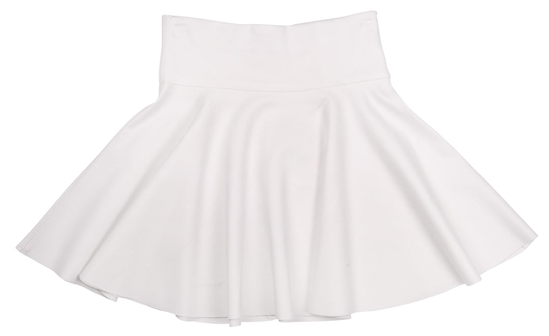 TEELA SKIRT PONTE - WHITE (4669526179929)