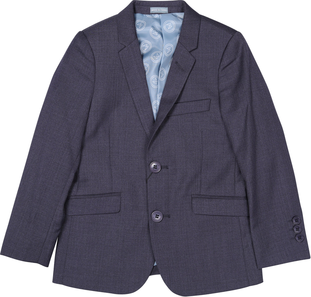 suit slim fit - blue grey