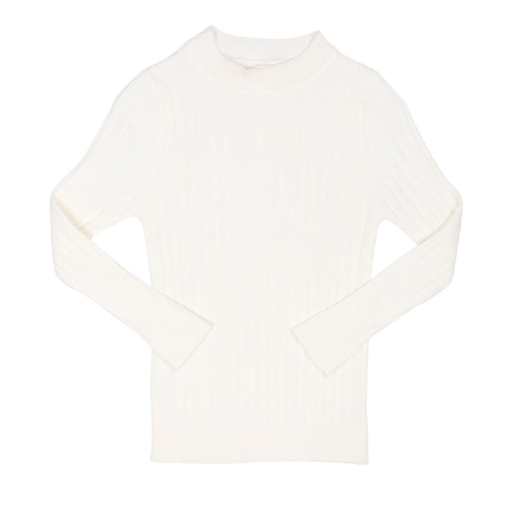 top ribbed - ivory