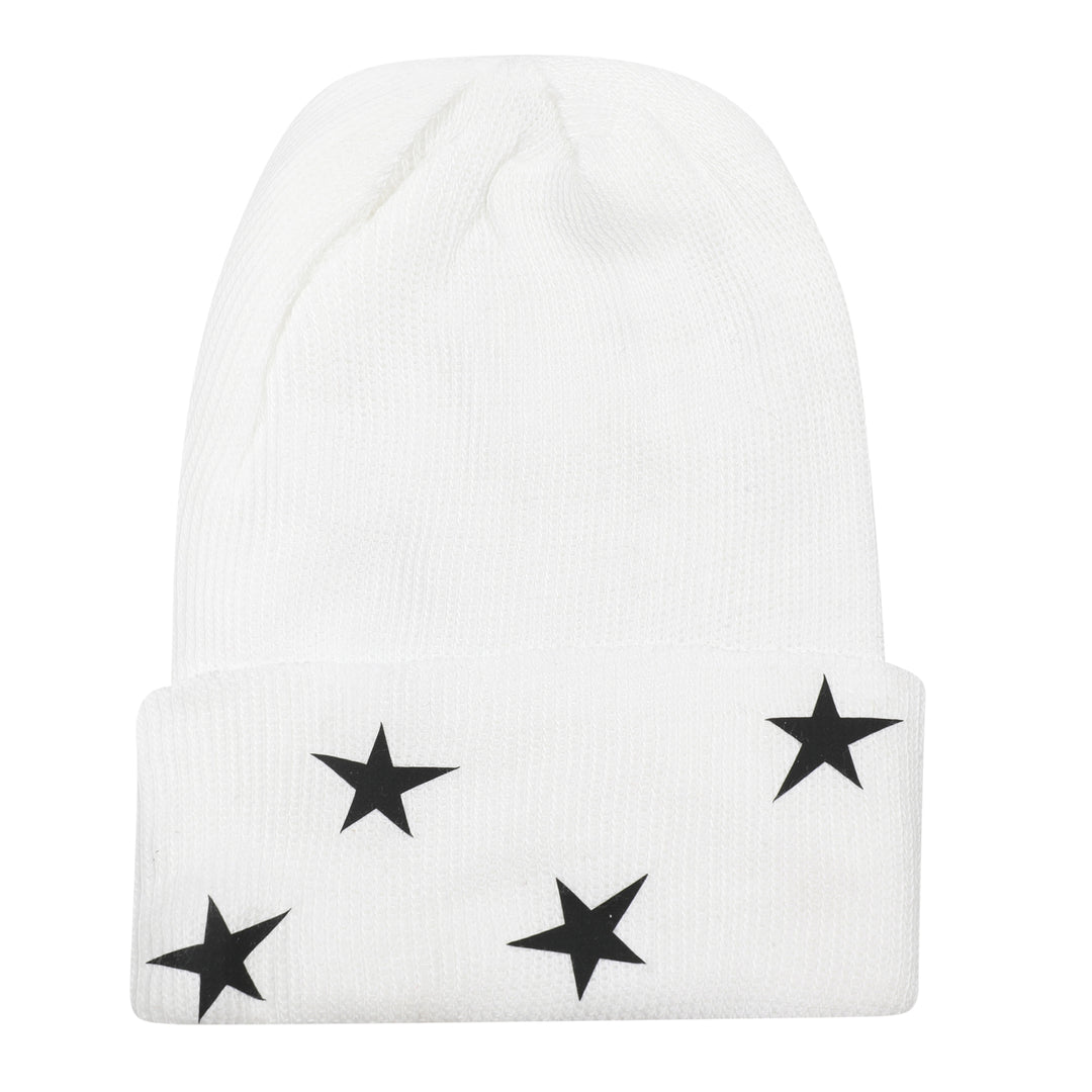 Milibo hat hospital star/heart  on cuff - black