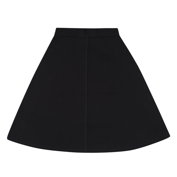 skirt front stitch - black