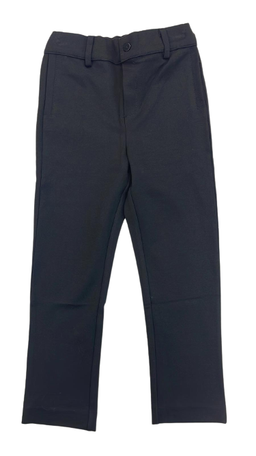 pants solid stretch - black