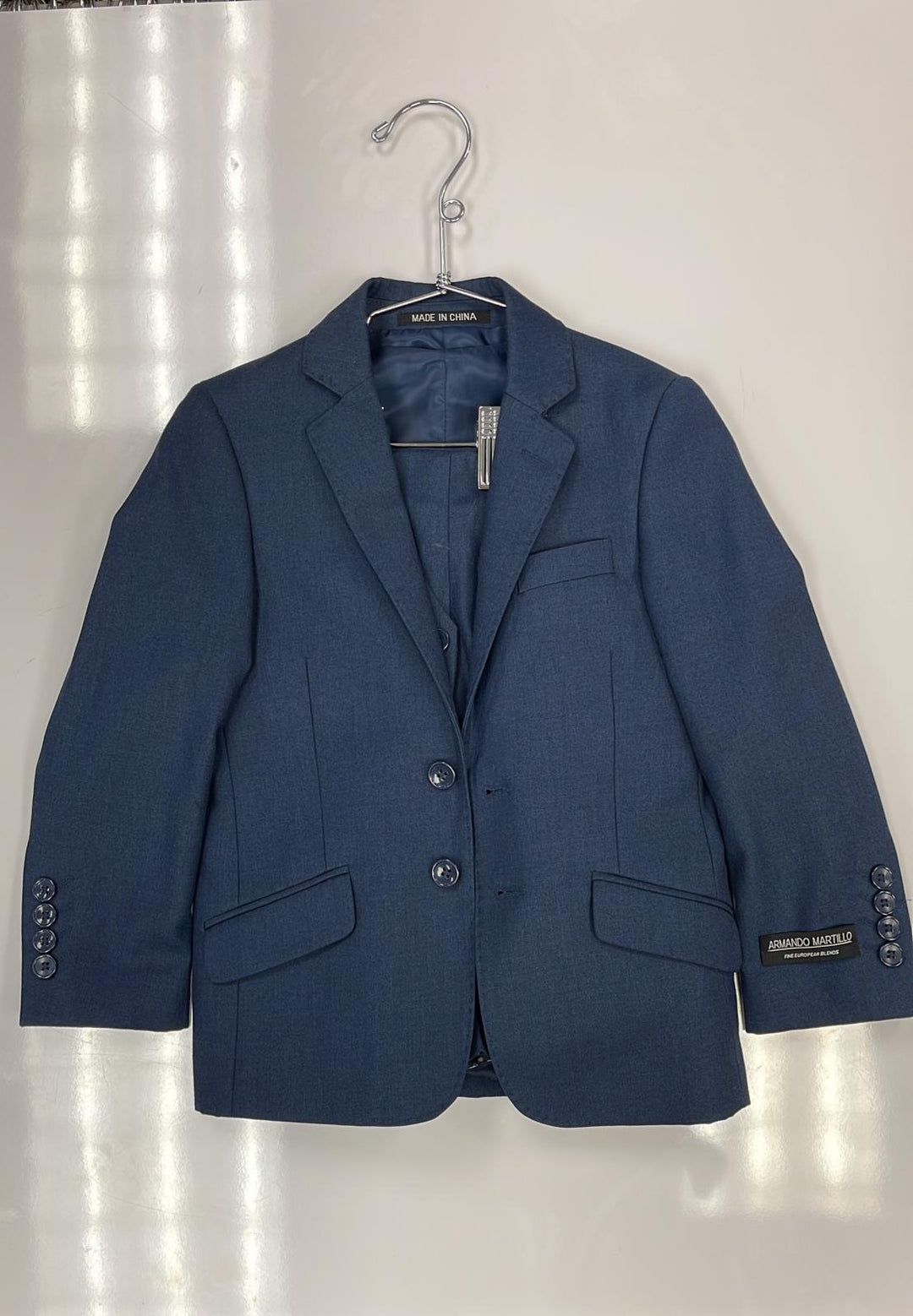 suit 3 piece textured new slim - off navy-260