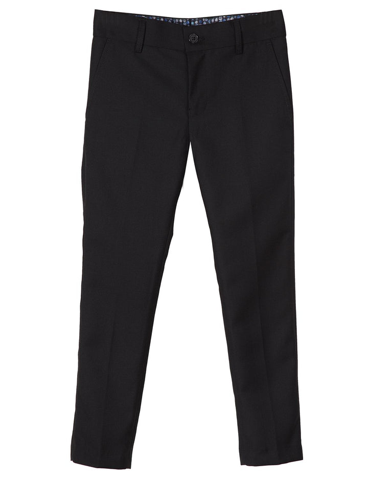 pants skinny fit - black