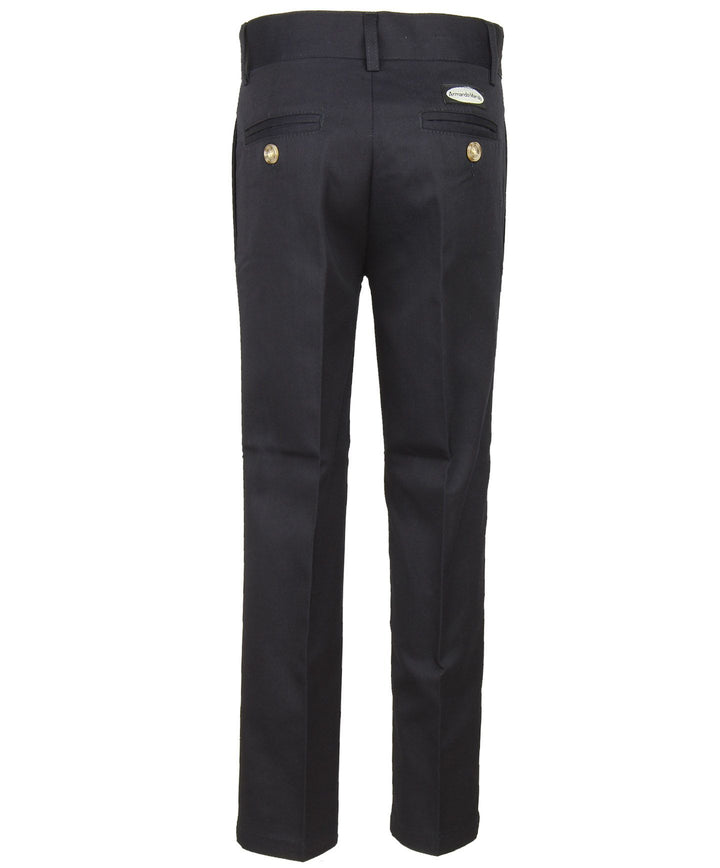 pants cotton slim fit - navy